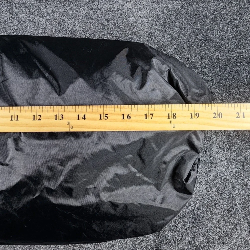 REI Recreational Equipment Inc Stuff Sack Black Nylon Drawstring Bag Made in USA
